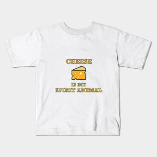 Cheese is My Spirit Animal Kids T-Shirt